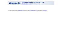 Tablet Screenshot of ferrariservicecenter.com
